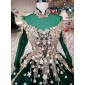 EmeraldHope princess green lace A